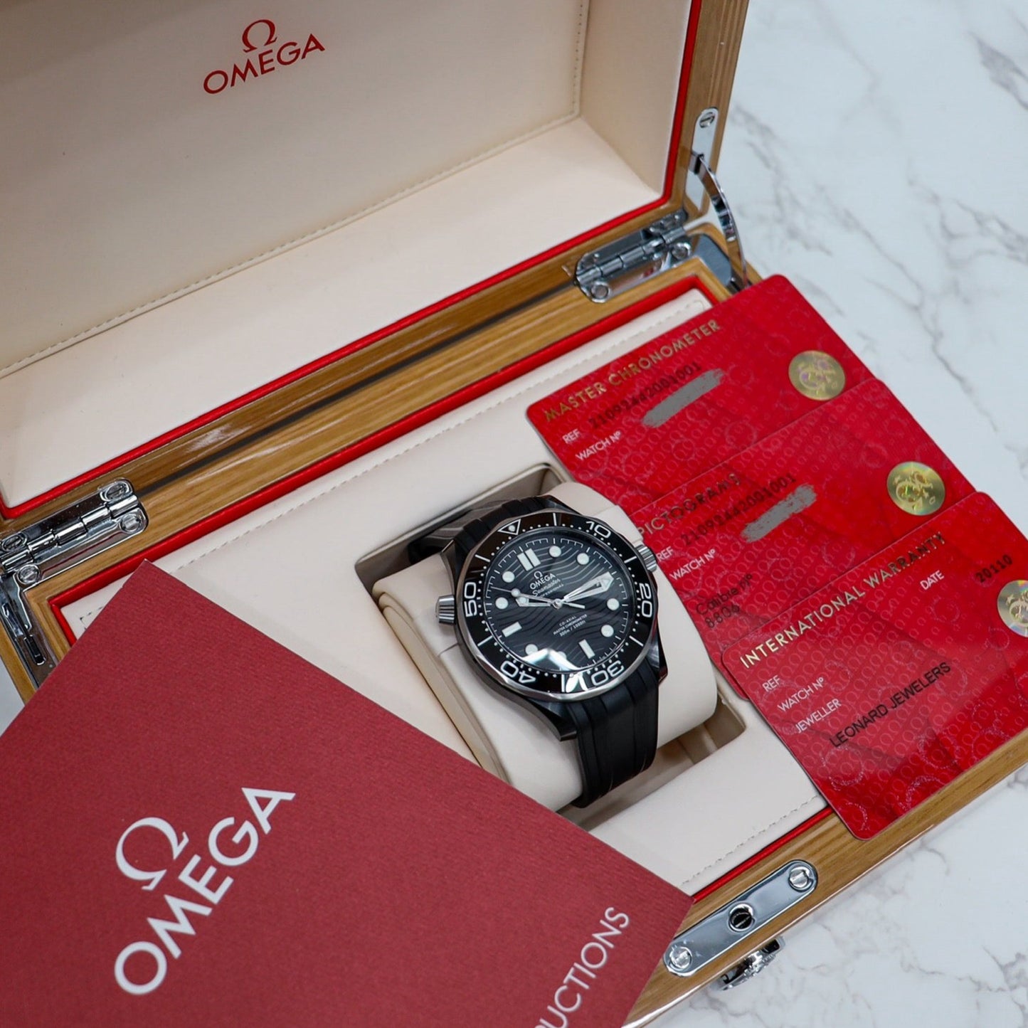 Omega Seamaster Diver 300M Black Ceramic Black Dial 210.92.44.20.01.001