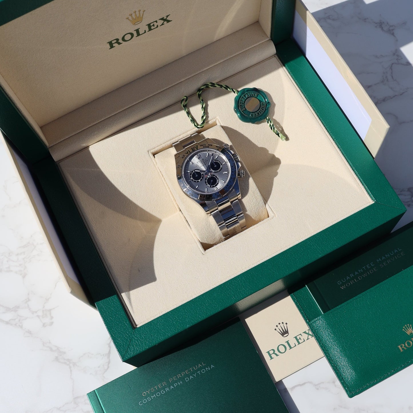 Rolex Daytona New Reference 18K White Gold "Ghost" 126509