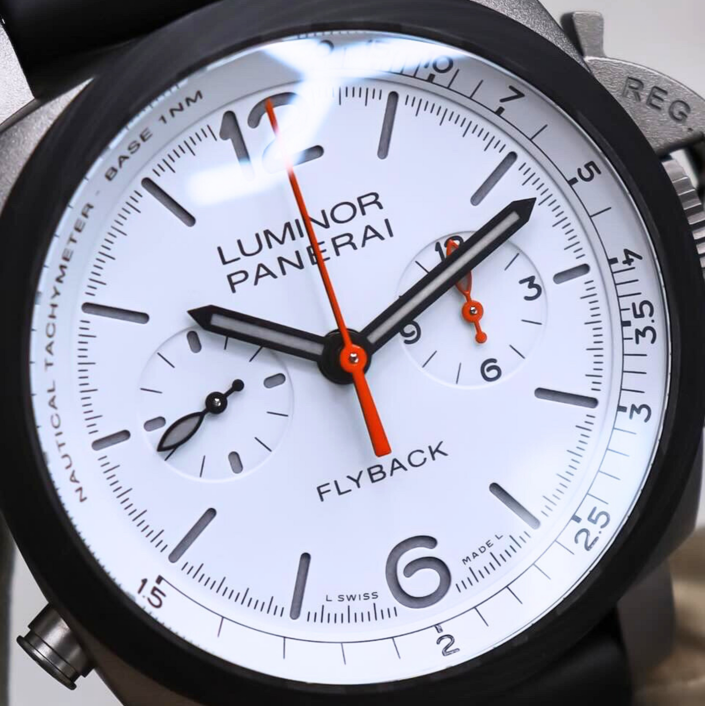 Panerai Luminor Chrono Flyback Zebra 47mm PAM01297