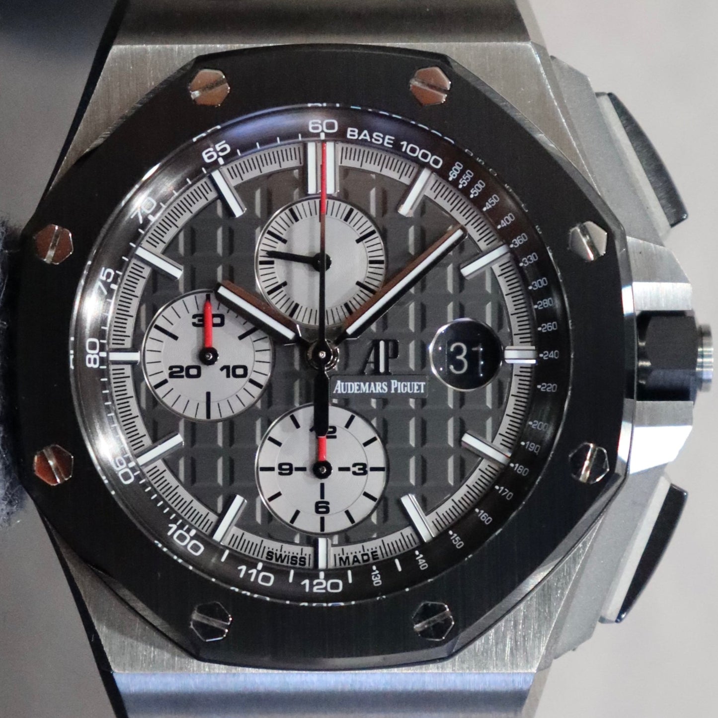 Audemars Piguet Royal Oak Offshore Chronograph Titanium Slate Grey Dial 26400IO.OO.A004CA.01