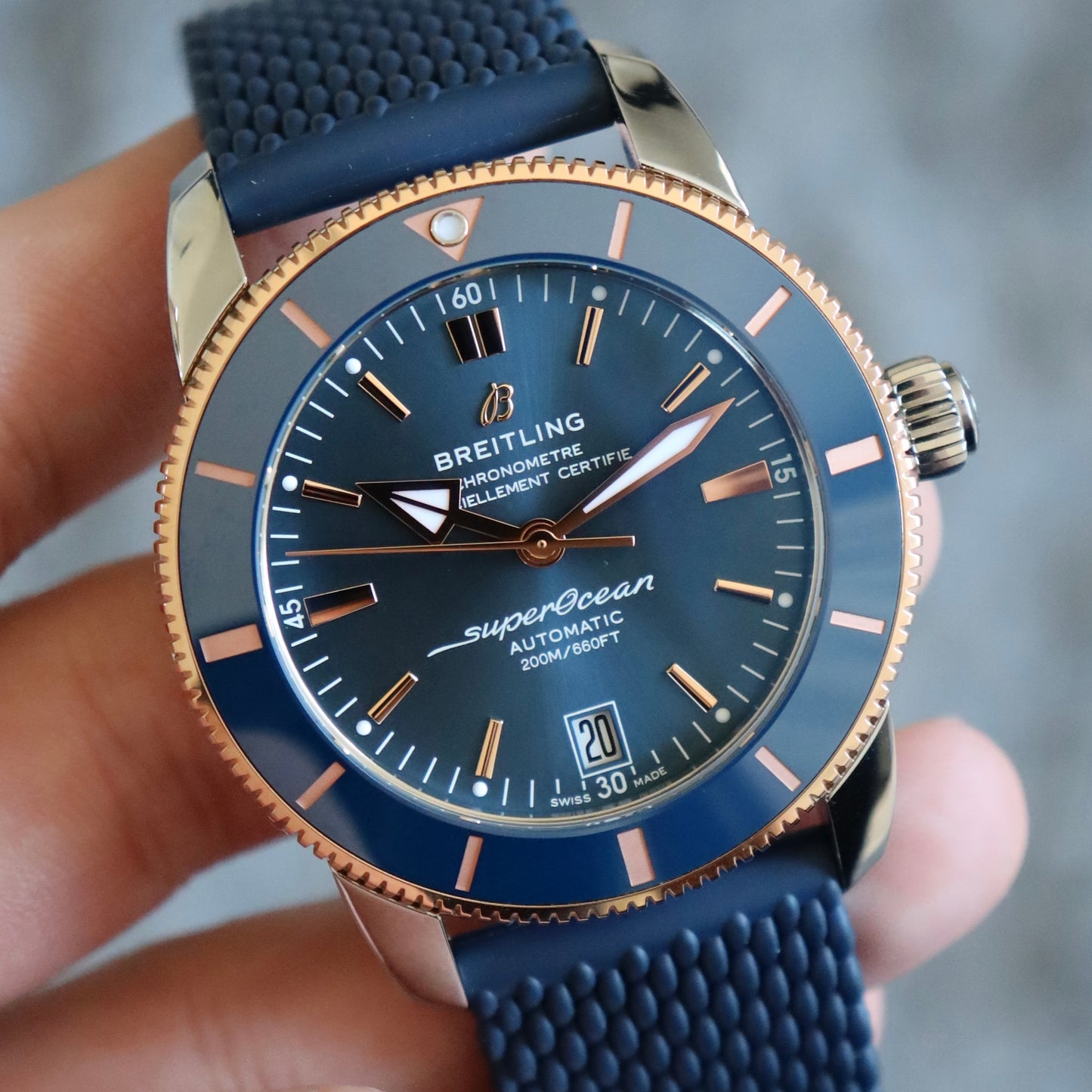 Breitling Superocean Heritage 42 B20 Automatic Rose Gold UB2010161C1S1