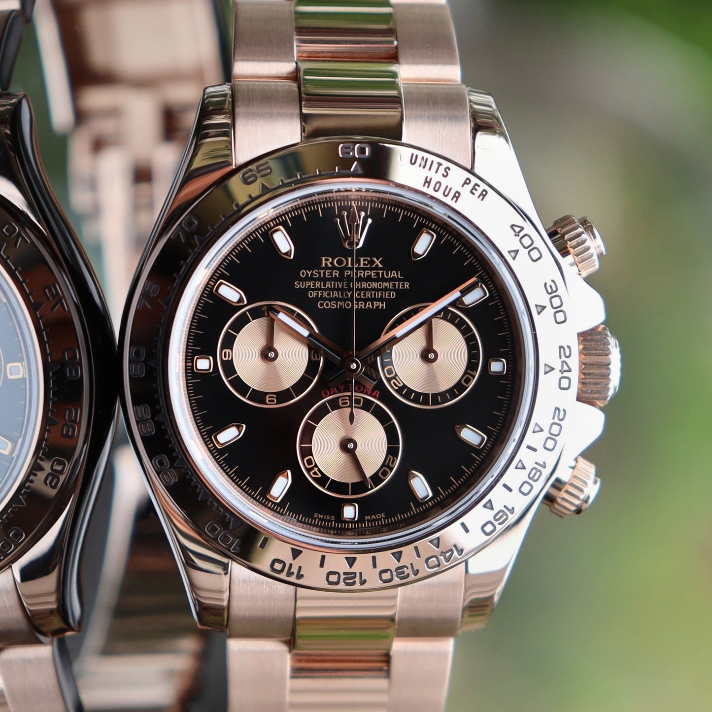 Rolex Daytona Rose Gold Black Dial 116505