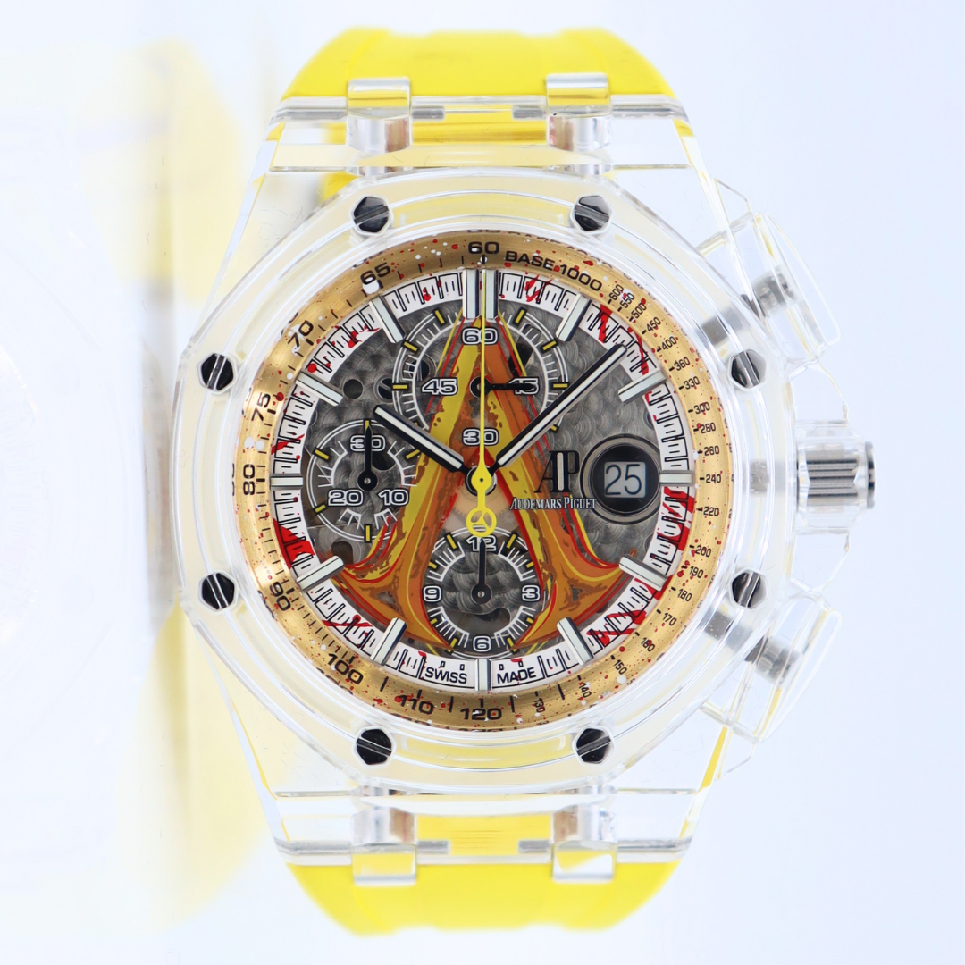 AET REMOULD AP Royal Oak Offshore LAMBDA 44mm White Dial