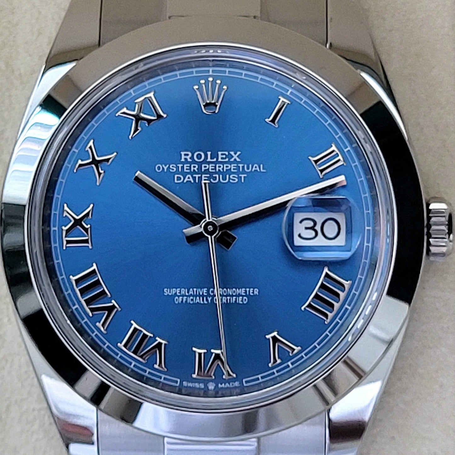 Rolex Datejust Blue Azzurro 126300