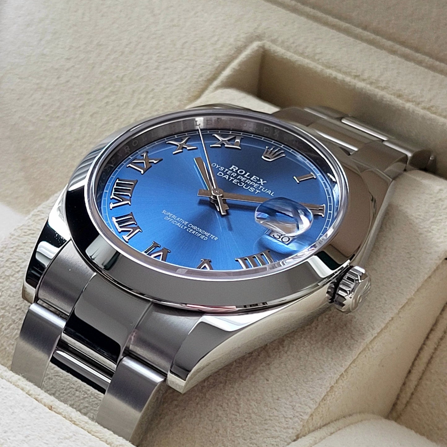 Rolex Datejust Blue Azzurro 126300