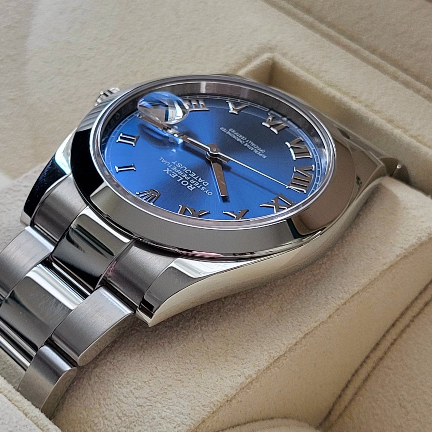 Rolex Datejust Blue Azzurro 126300