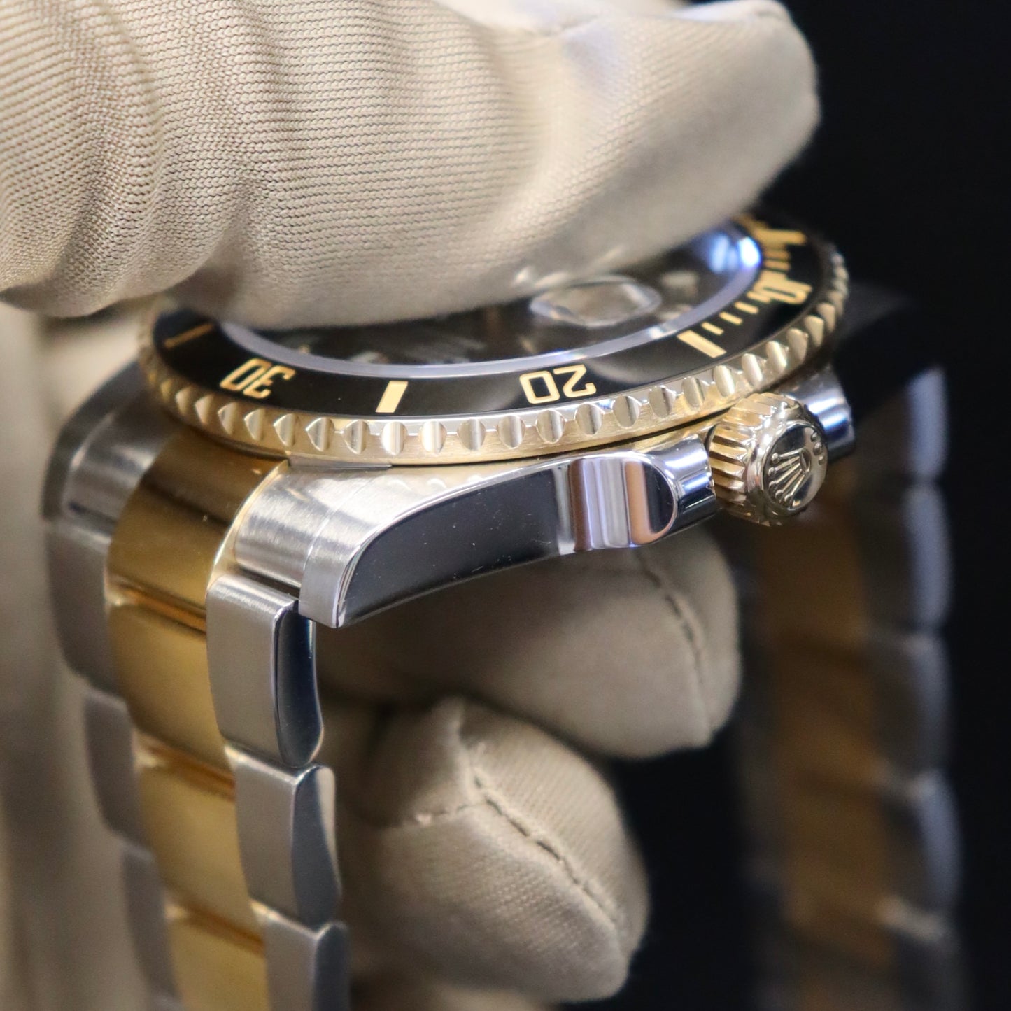 Rolex Submariner Date 41mm Black Dial Two Tone Yellow Gold 126613LN