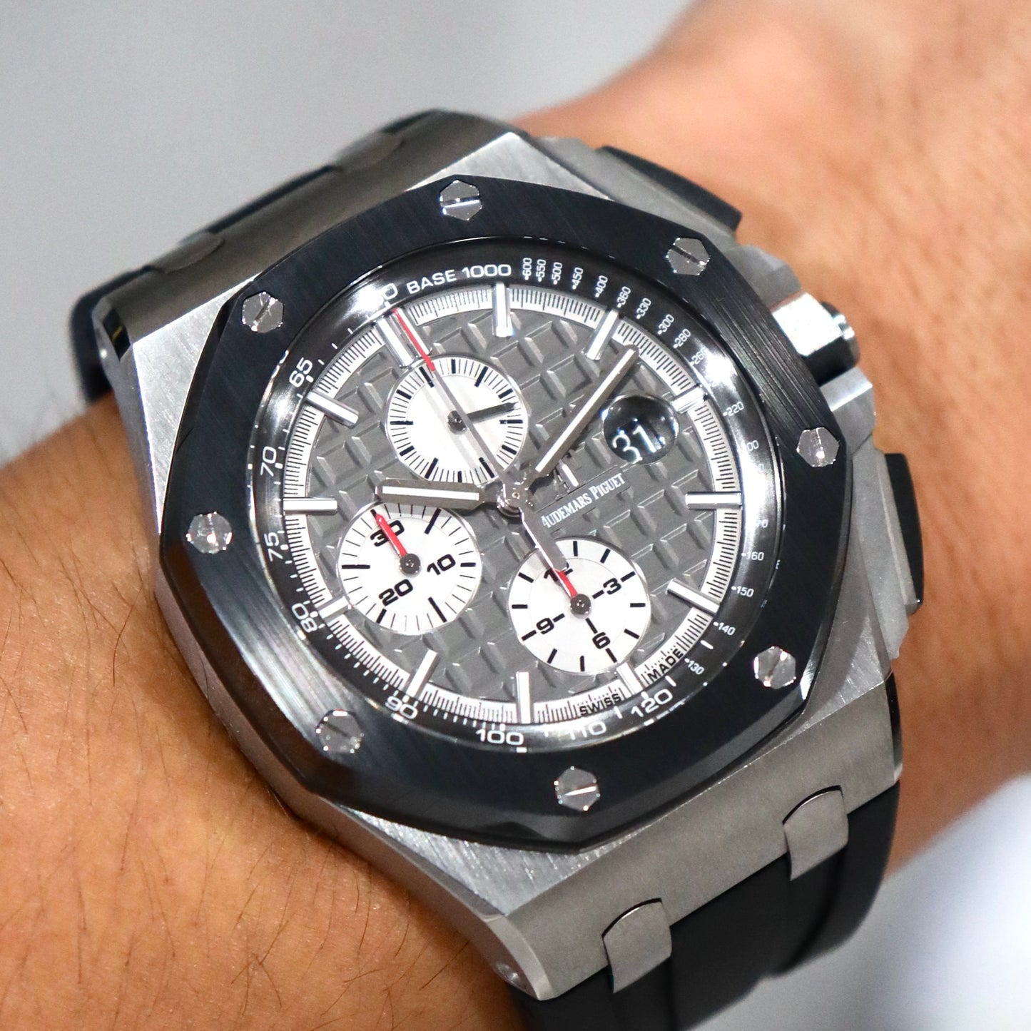 Audemars Piguet Royal Oak Offshore Chronograph Titanium Slate Grey Dial 26400IO.OO.A004CA.01