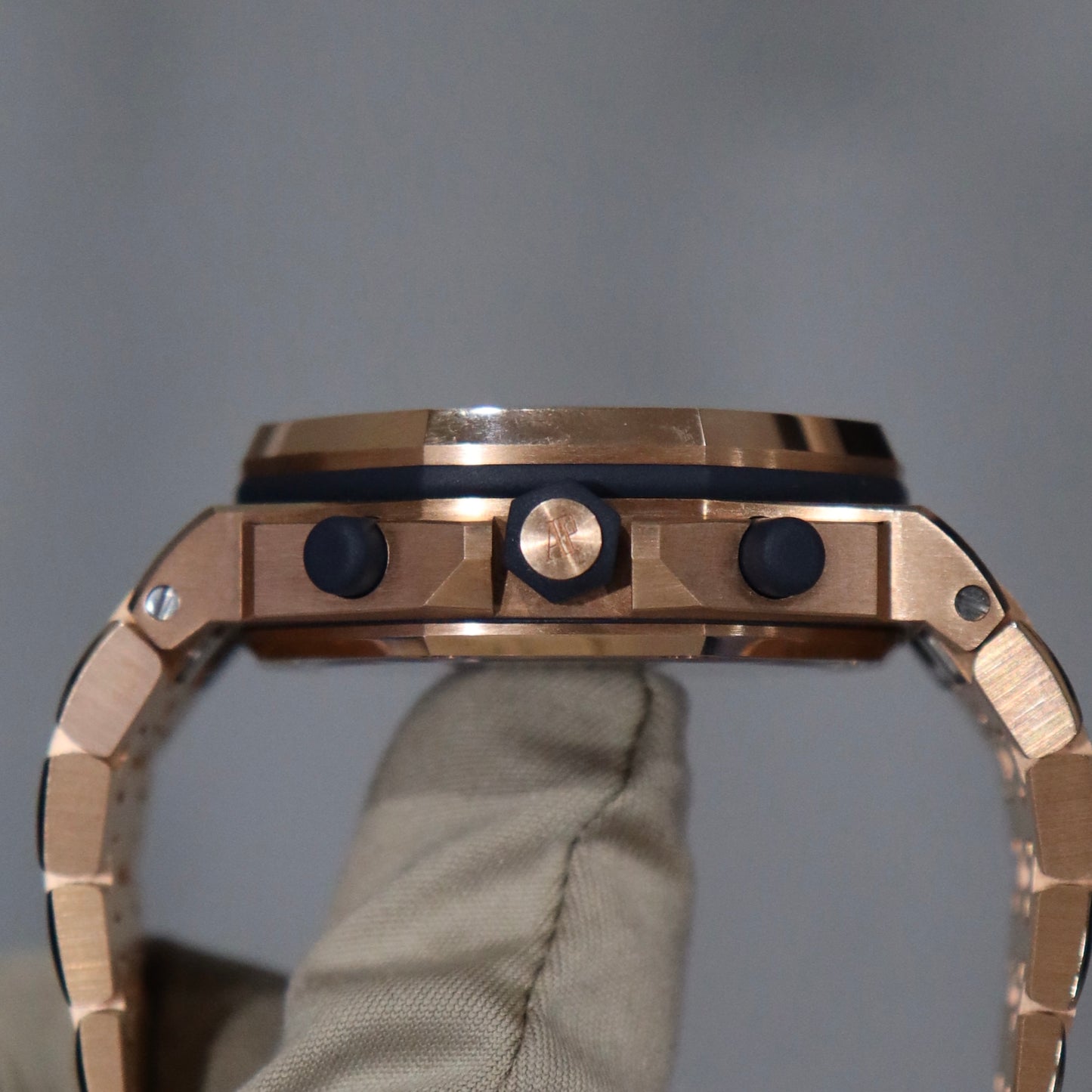 Audemars Piguet Royal Oak Offshore Chronograph Rose Gold Blue Dial “Brick” 26238OR.OO.2000OR.01