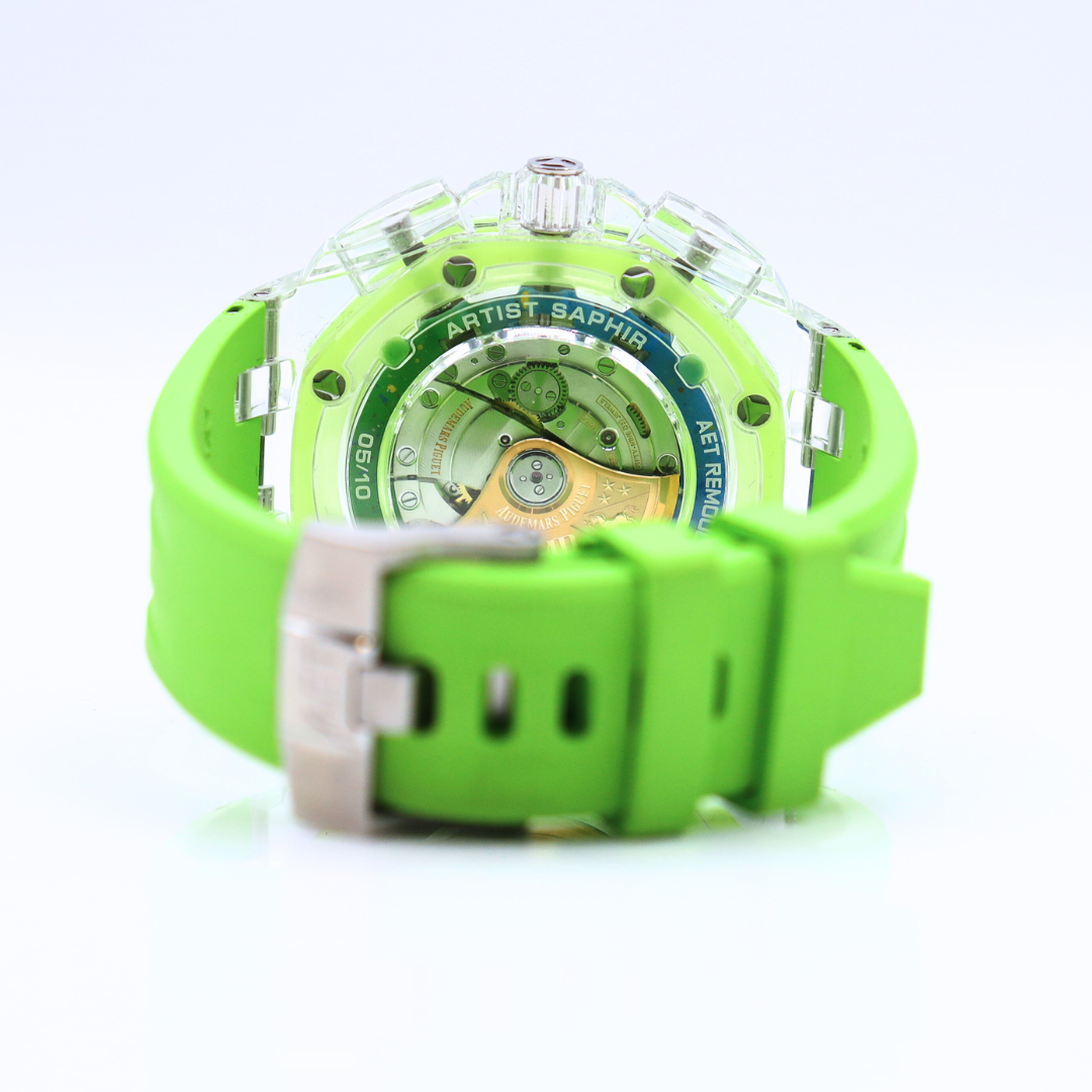 AET REMOULD Audemars Piguet Royal Oak Offshore GRID GAME 44mm Rainbow Dial with Stick Markers 83600