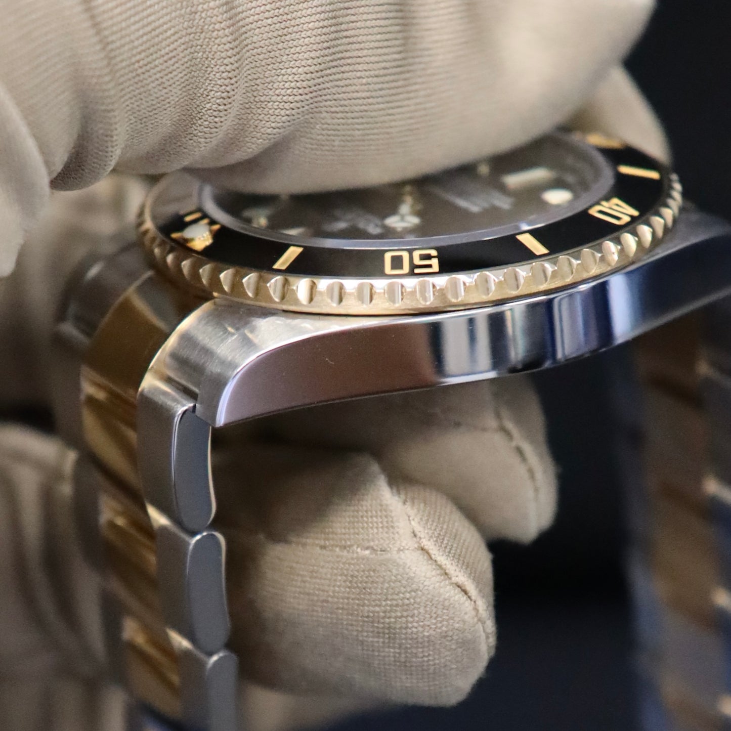 Rolex Submariner Date 41mm Black Dial Two Tone Yellow Gold 126613LN