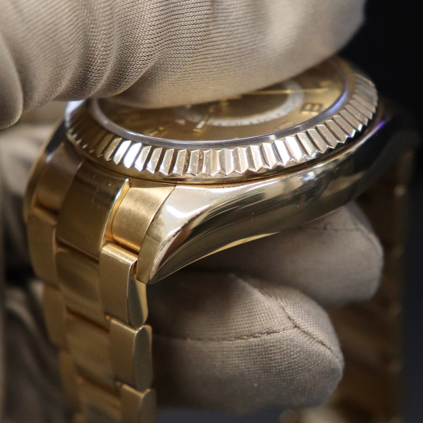Rolex Sky-Dweller Yellow Gold Champagne Dial 326938