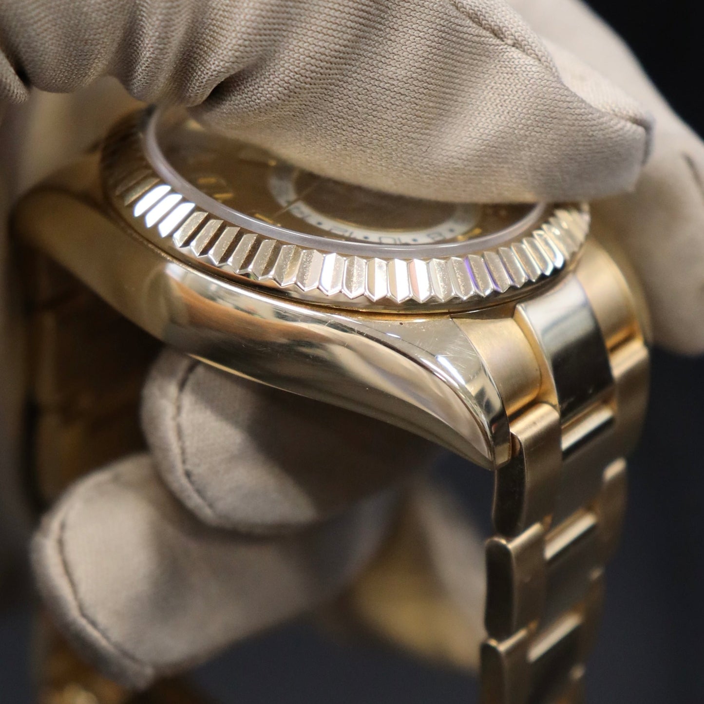 Rolex Sky-Dweller Yellow Gold Champagne Dial 326938