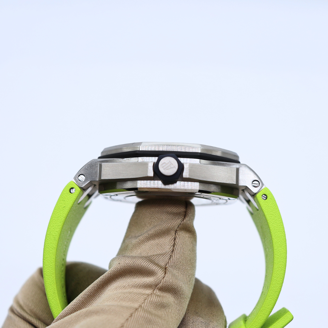 Audemars Piguet Royal Oak Offshore Diver 42mm Lime Green Diver 15710ST.OO.A038CA.01