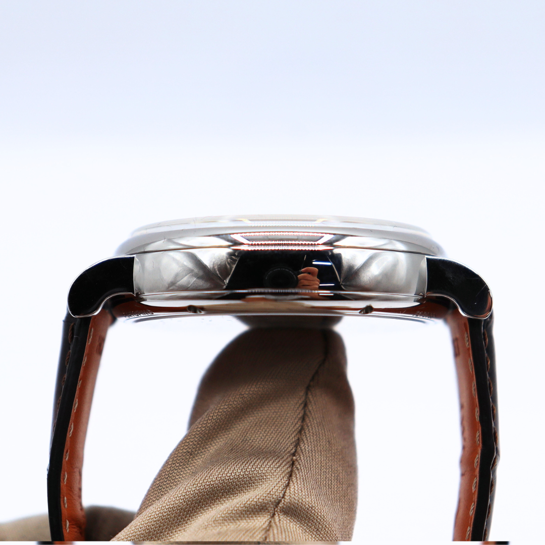 IWC Portofino Hand-Wound Moon Phase Steel 45mm Silver Dial IW516401