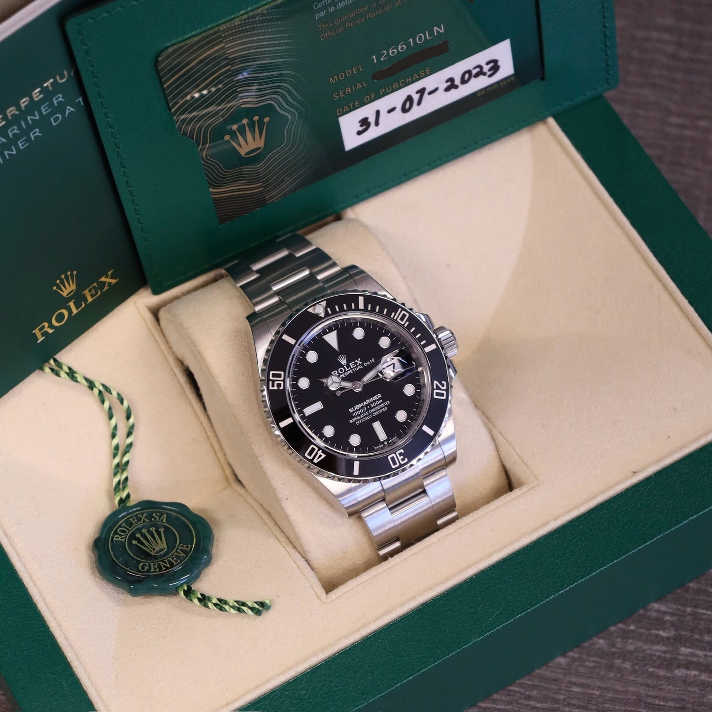 Rolex Submariner Date Black Dial 126610LN