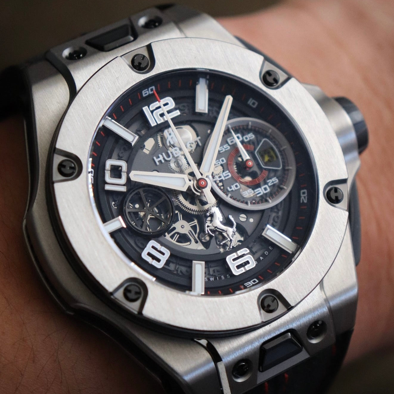 Hublot Big Bang Ferrari Unico Titanium Limited Edition 402.NX.0123.WR
