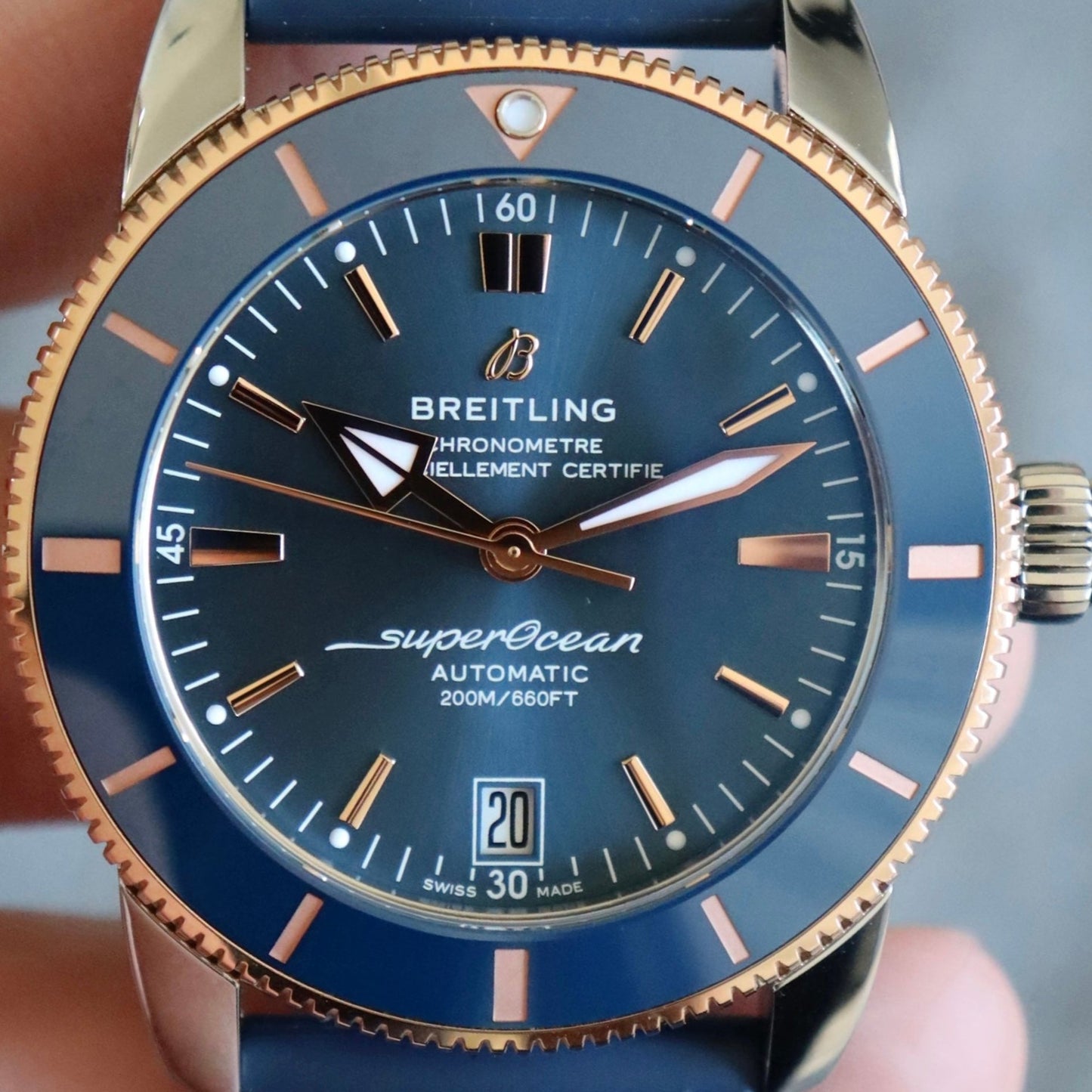 Breitling Superocean Heritage 42 B20 Automatic Rose Gold UB2010161C1S1