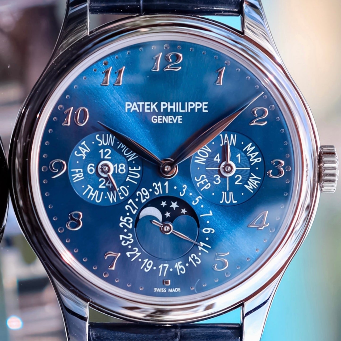 Patek Philippe Grand Complications Perpetual Calendar 18K White Gold