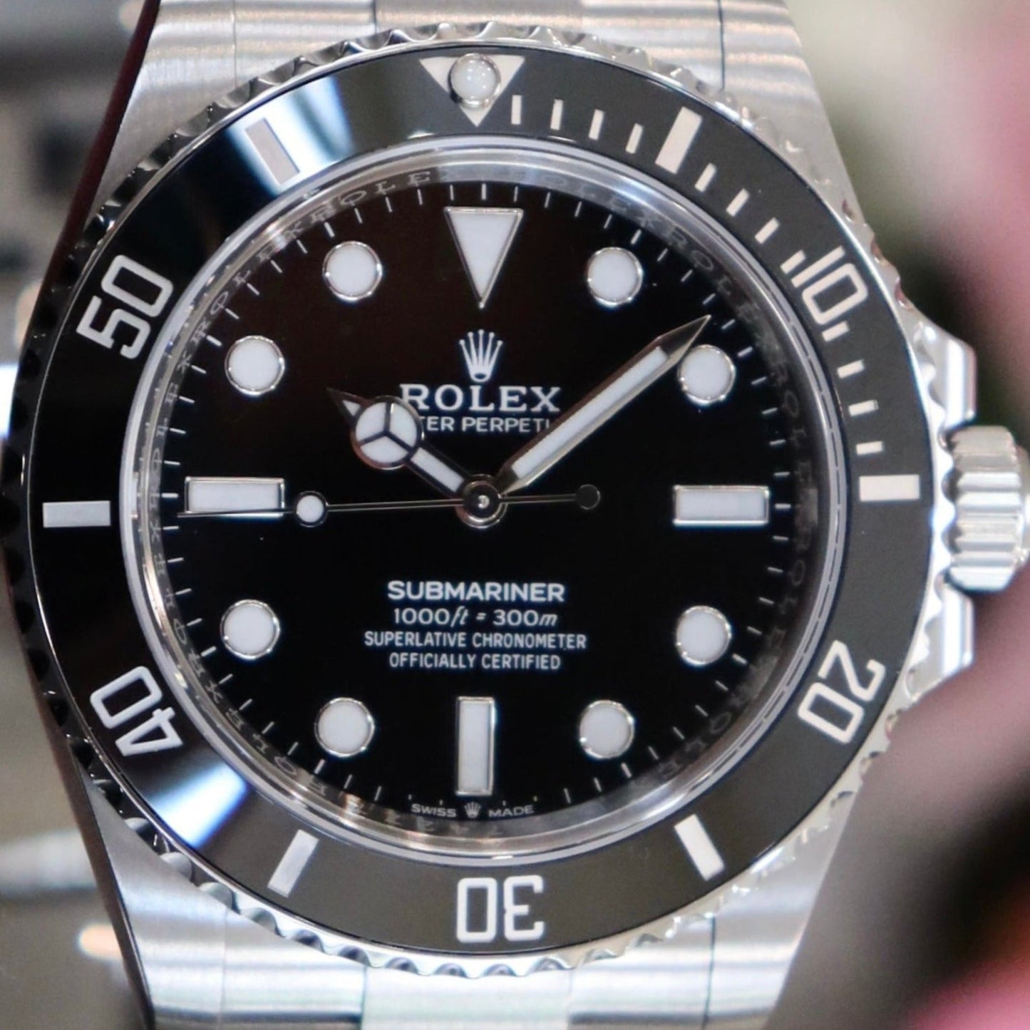 Rolex Submariner 41mm Black Ceramic Bezel 124060