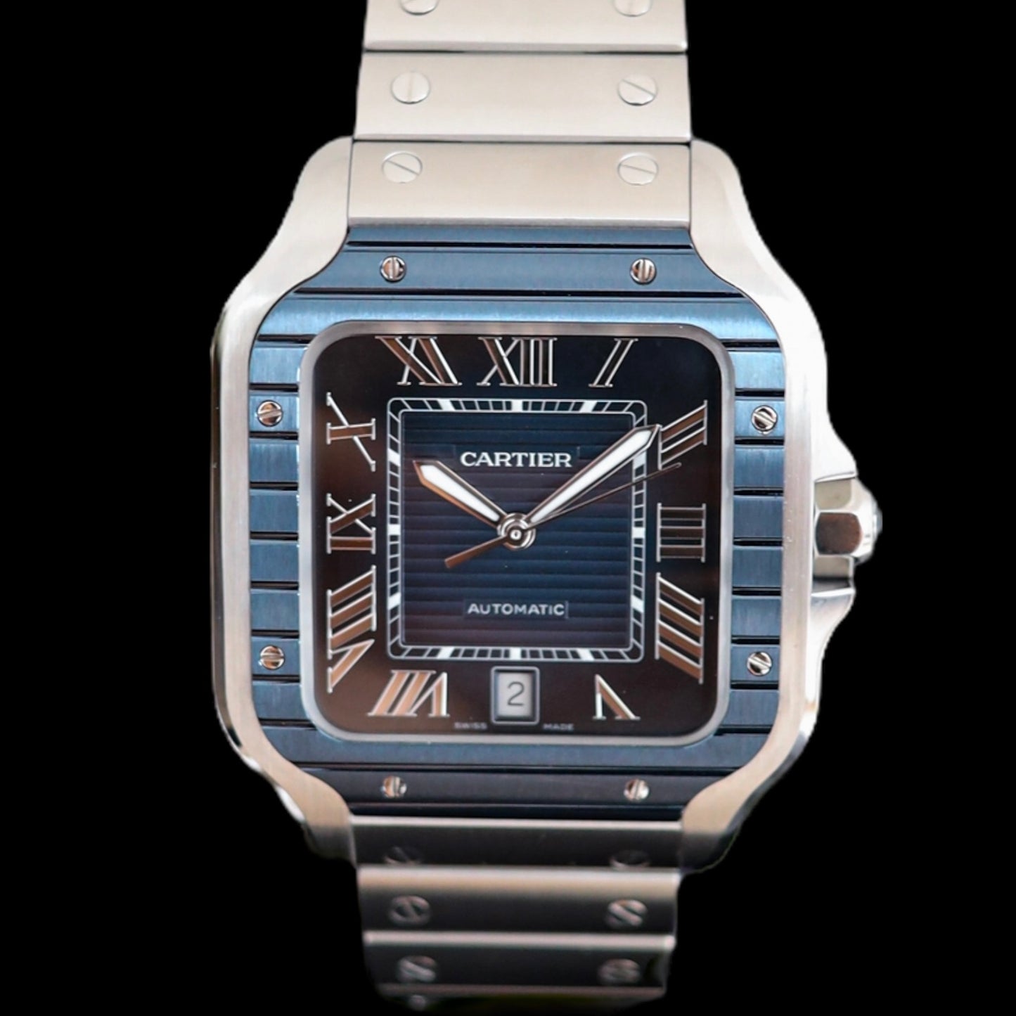 Cartier Santos De Cartier Blue Dial WSSA0048