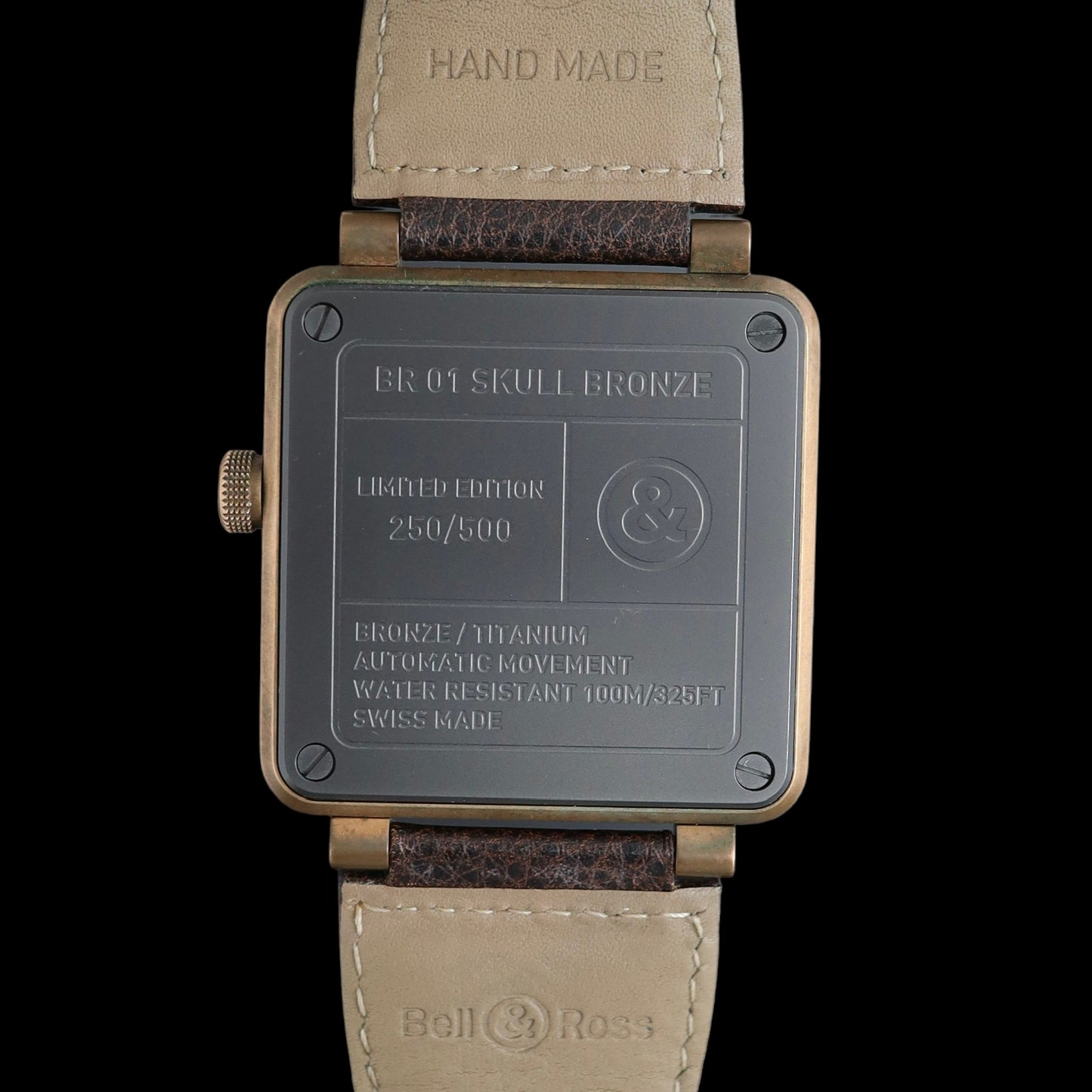 Bell & Ross Skull Bronze Limited Edition of 500 worldwide BR0192-SKULL-BR