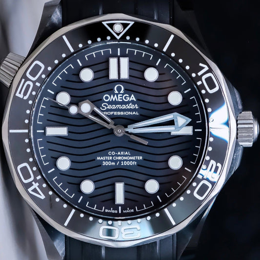 Omega Seamaster Diver 300M Black Ceramic Black Dial 210.92.44.20.01.001