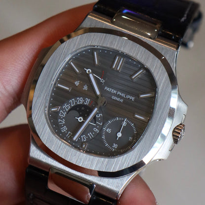 Patek Philippe Nautilus Moonphase 18K White Gold 5712G-001