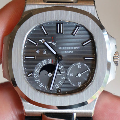 Patek Philippe Nautilus Moonphase 18K White Gold 5712G-001