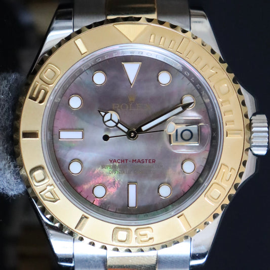 Rolex Yacht-Master 16623 40mm 18K Yellow Gold Tahitian MOP Dial