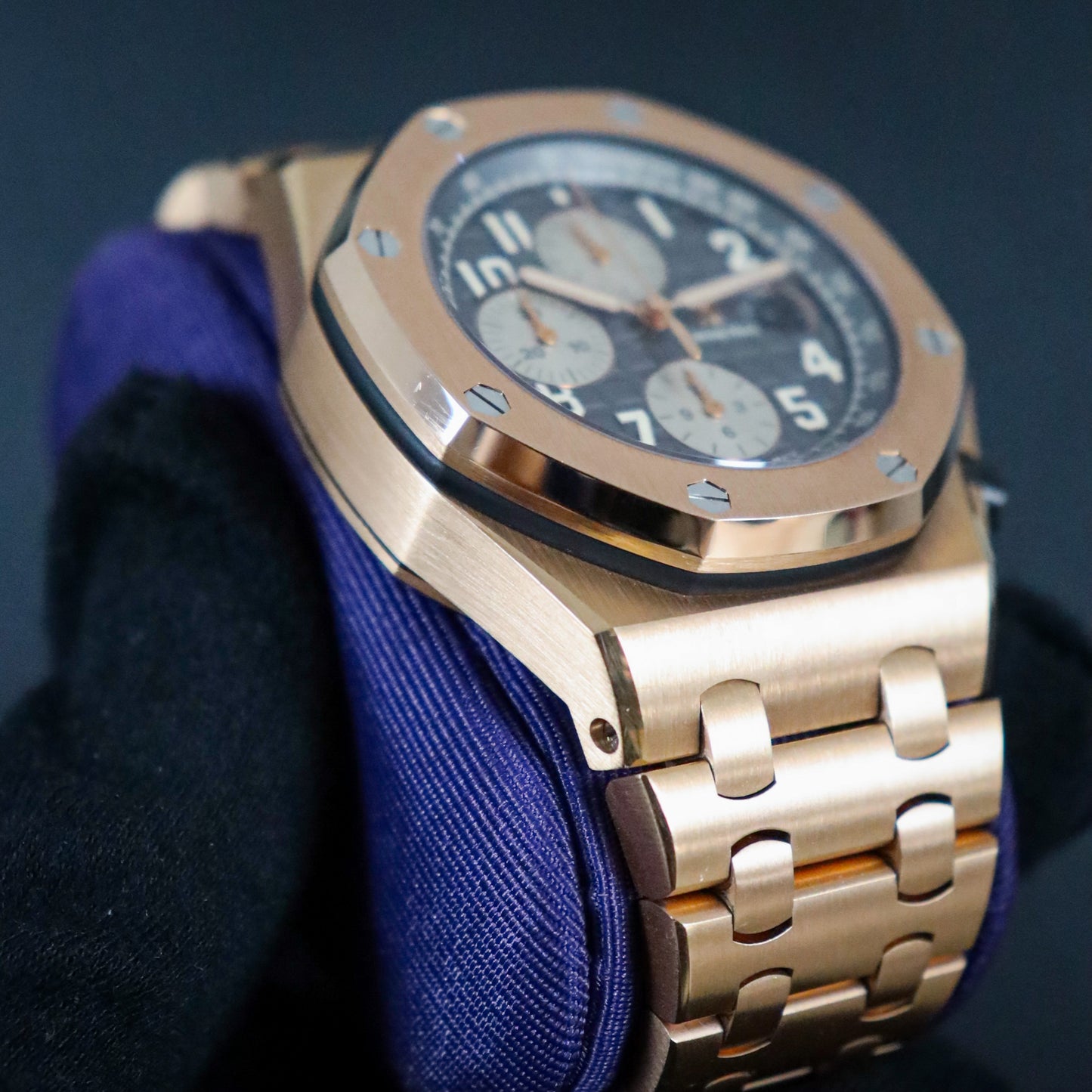 Audemars Piguet Royal Oak Offshore "Brick" Rose Gold Rhodium Dial 26470OR.OO.1000OR.02