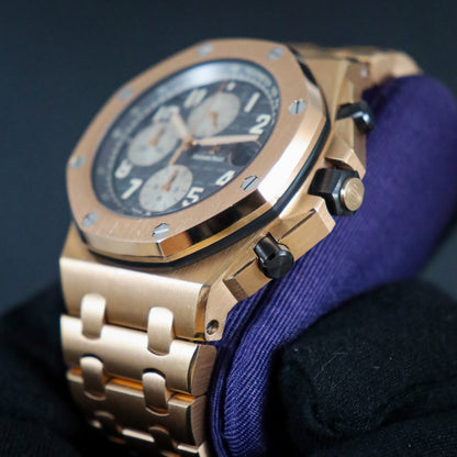 Audemars Piguet Royal Oak Offshore "Brick" Rose Gold Rhodium Dial 26470OR.OO.1000OR.02