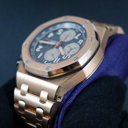 Audemars Piguet Royal Oak Offshore "Brick" Rose Gold Rhodium Dial 26470OR.OO.1000OR.02