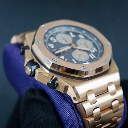 Audemars Piguet Royal Oak Offshore "Brick" Rose Gold Rhodium Dial 26470OR.OO.1000OR.02