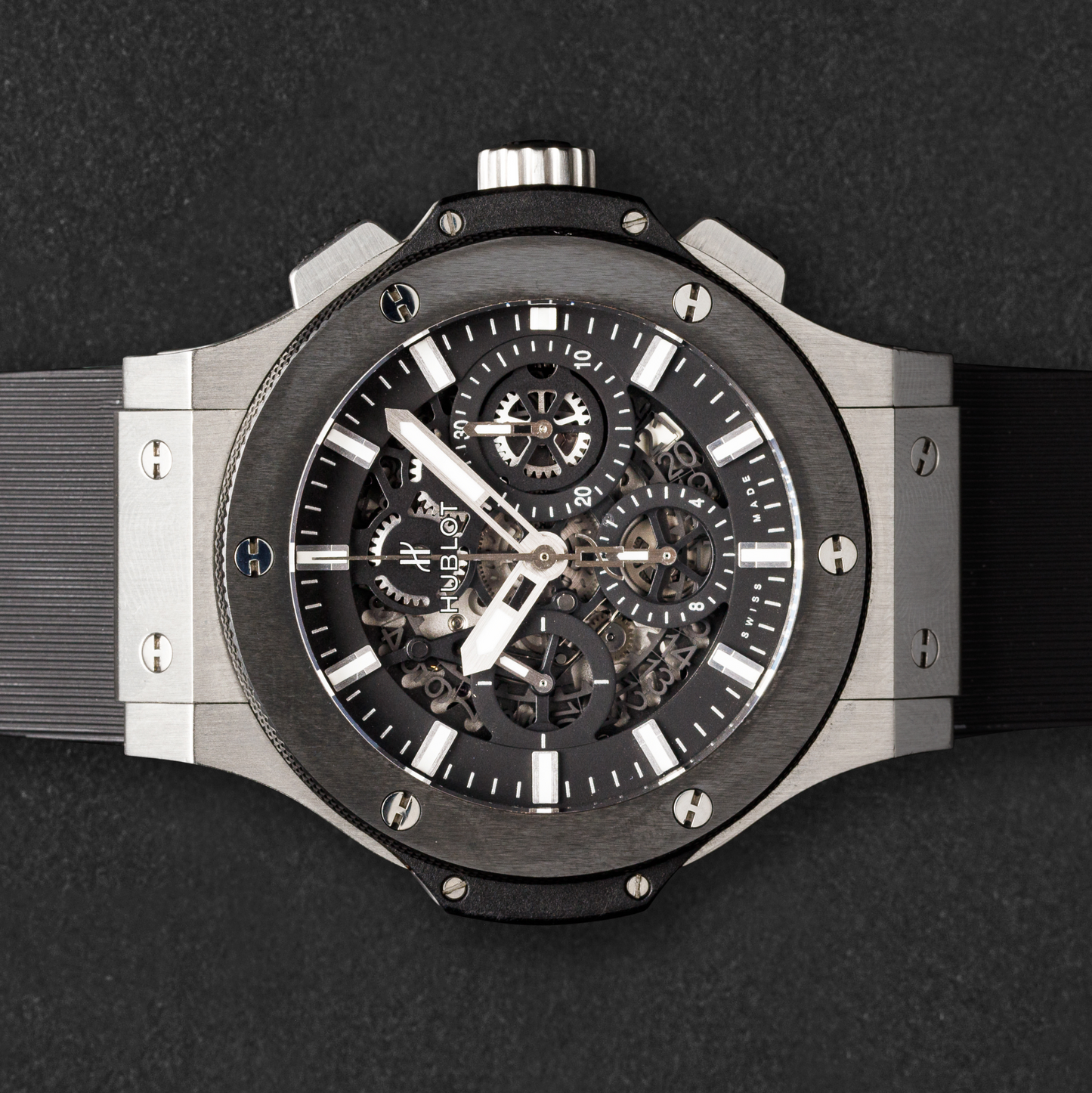 Hublot Big Bang Aero Ceramic Black Dial 44mm 311.SM.1170.GR