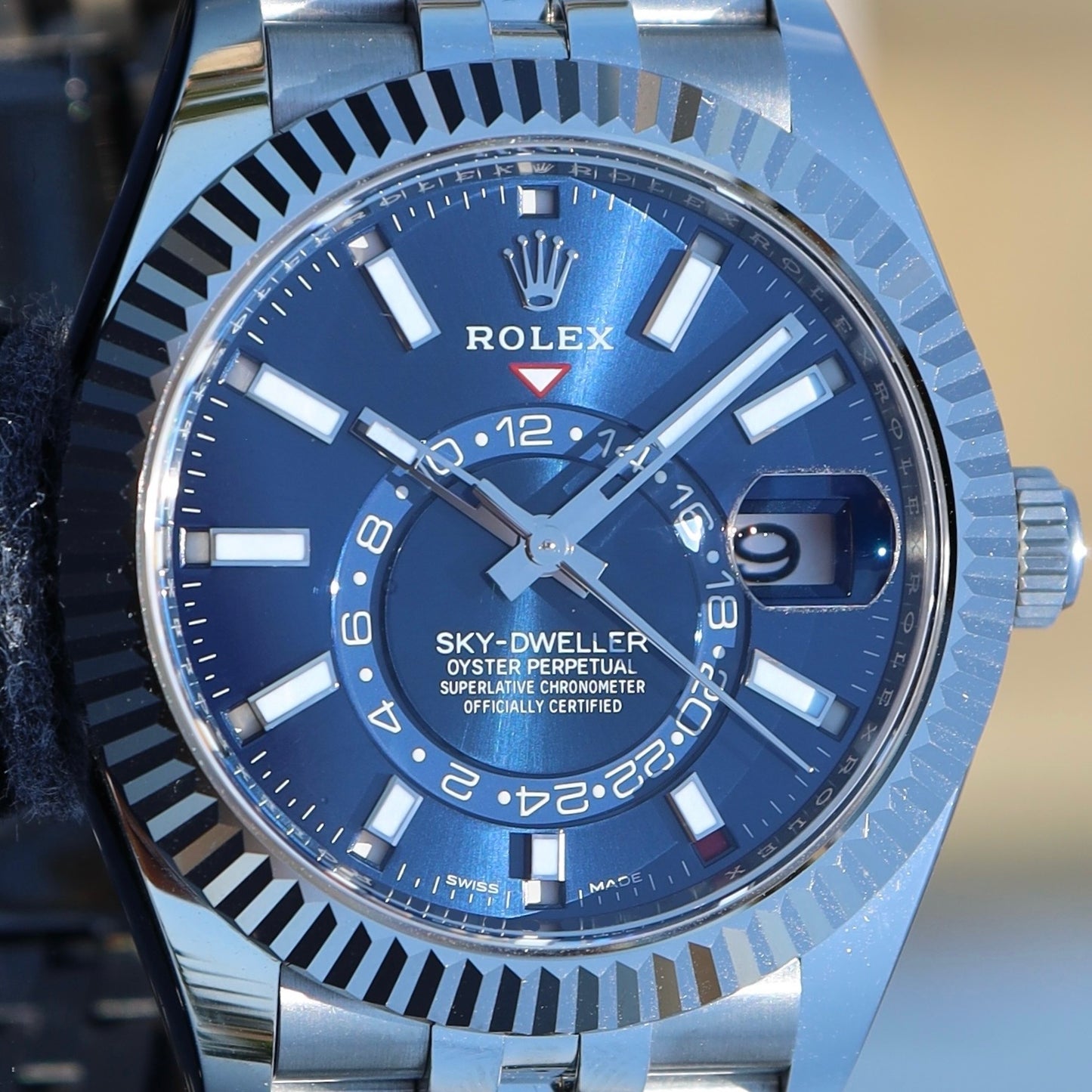 Rolex Sky-Dweller Blue Dial Jubilee 326934