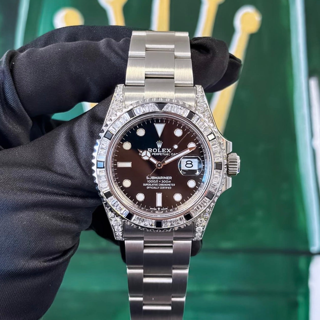 Rolex Submariner 41 Custom VVS Diamond Bezel