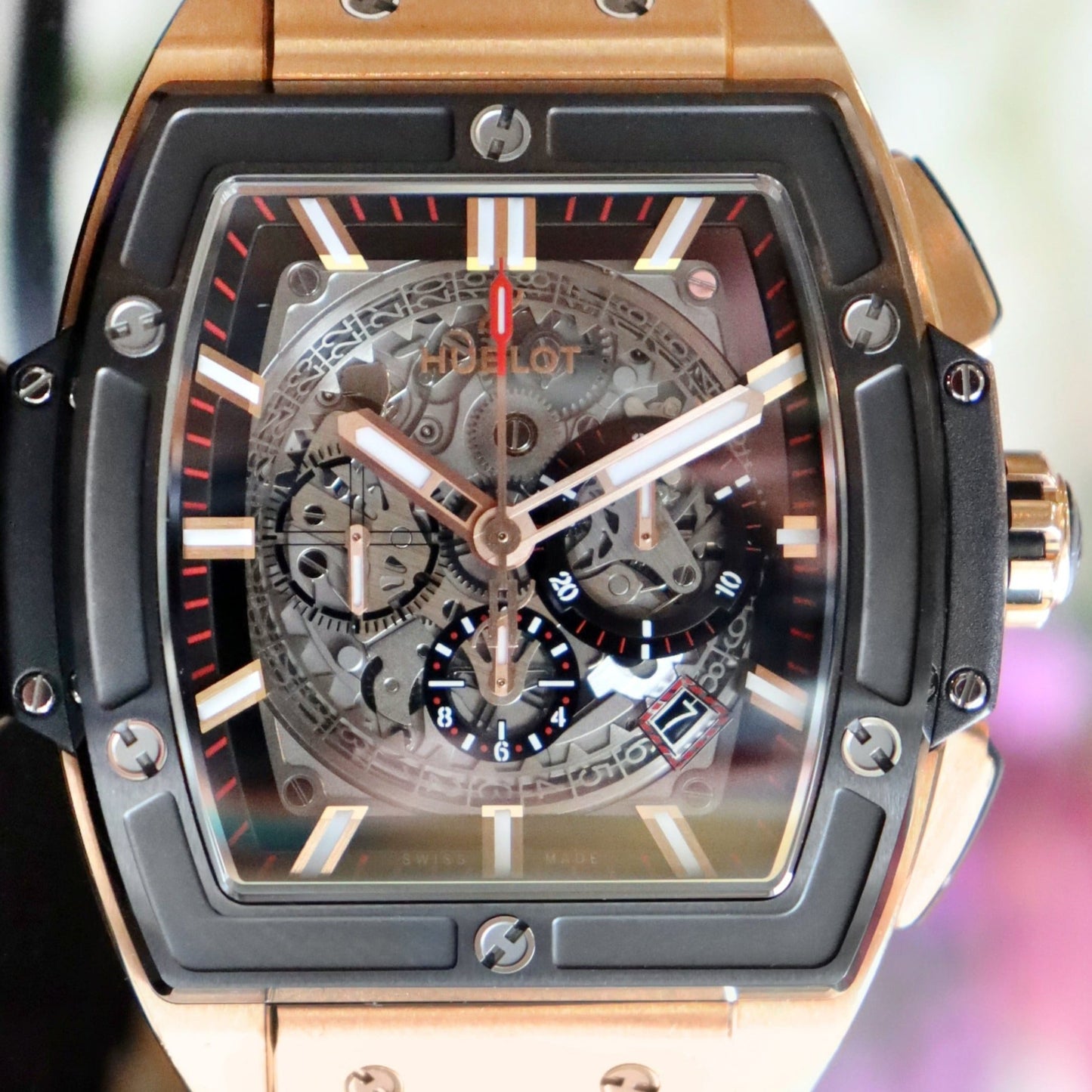 Hublot Spirit of Big Bang Rose Gold Skeleton 601.OM.0183.LR