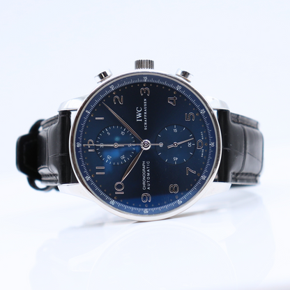 IWC Portugieser Blue Dial Chronograph IW371491