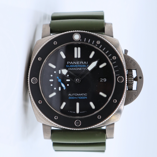 Panerai Luminor Submersible 1950 3 Days Automatic Titanium Black Dial PAM01389