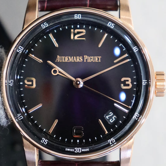 Audemars Piguet Code 11.59 Rose Gold Smoked Purple Dial 15210OR.OO.A616CR.01