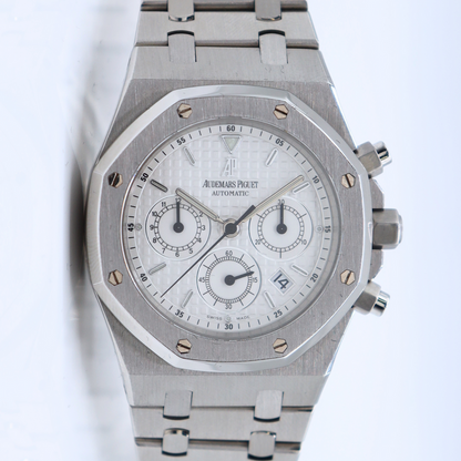 Audemars Piguet Royal Oak Chronograph 39mm White Dial Stainless Steel 26300st.oo.1110st.05