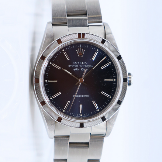 Rolex Air King 34mm Blue Dial 14010