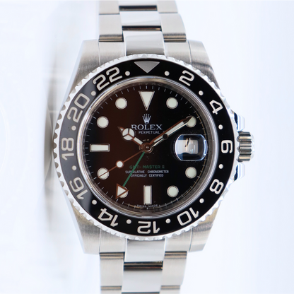 Rolex GMT-Master II Black Green Arrow 40mm 116710LN