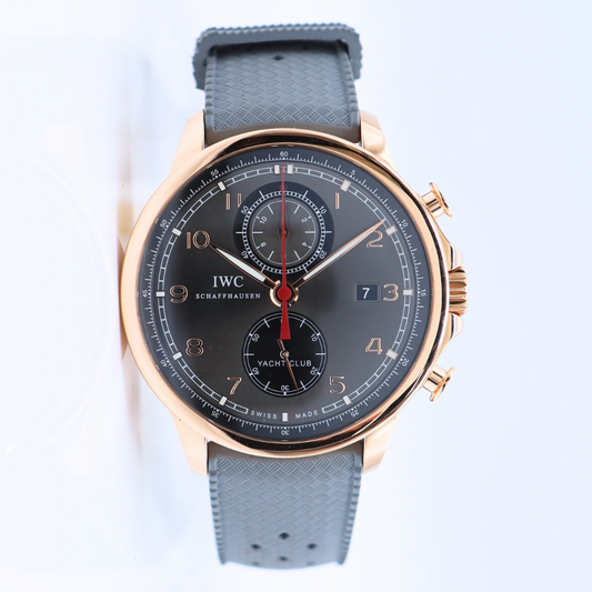 IWC Portuguese Yacht Club Chronograph 45.4mm Grey Dial IW390209