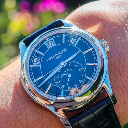 Patek Philippe Annual Calendar Blue Dial 40mm 5205G-013