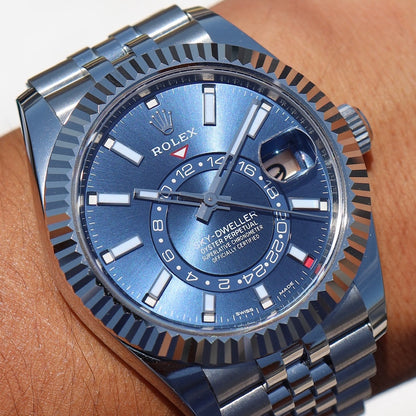 Rolex Sky-Dweller Blue Dial Jubilee 326934