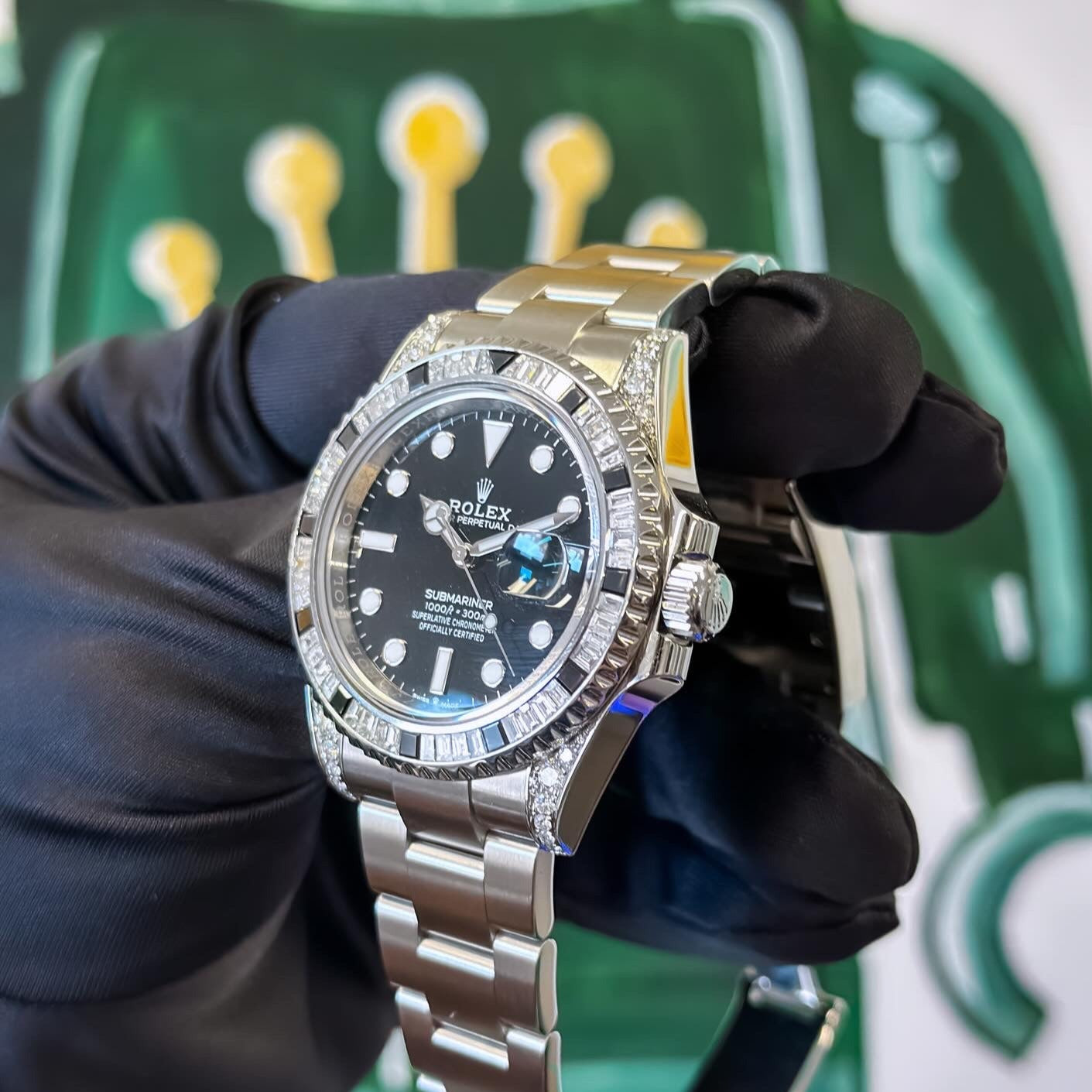 Rolex Submariner 41 Custom VVS Diamond Bezel