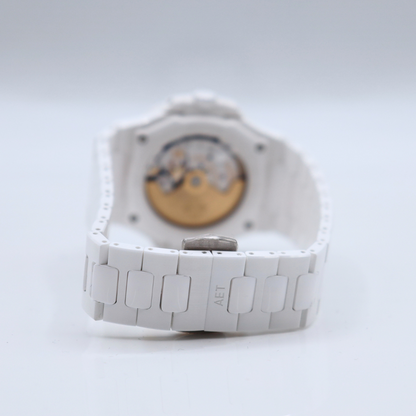Patek Philippe AET Remould Roseland Blue - Open Case Back 1 of 5