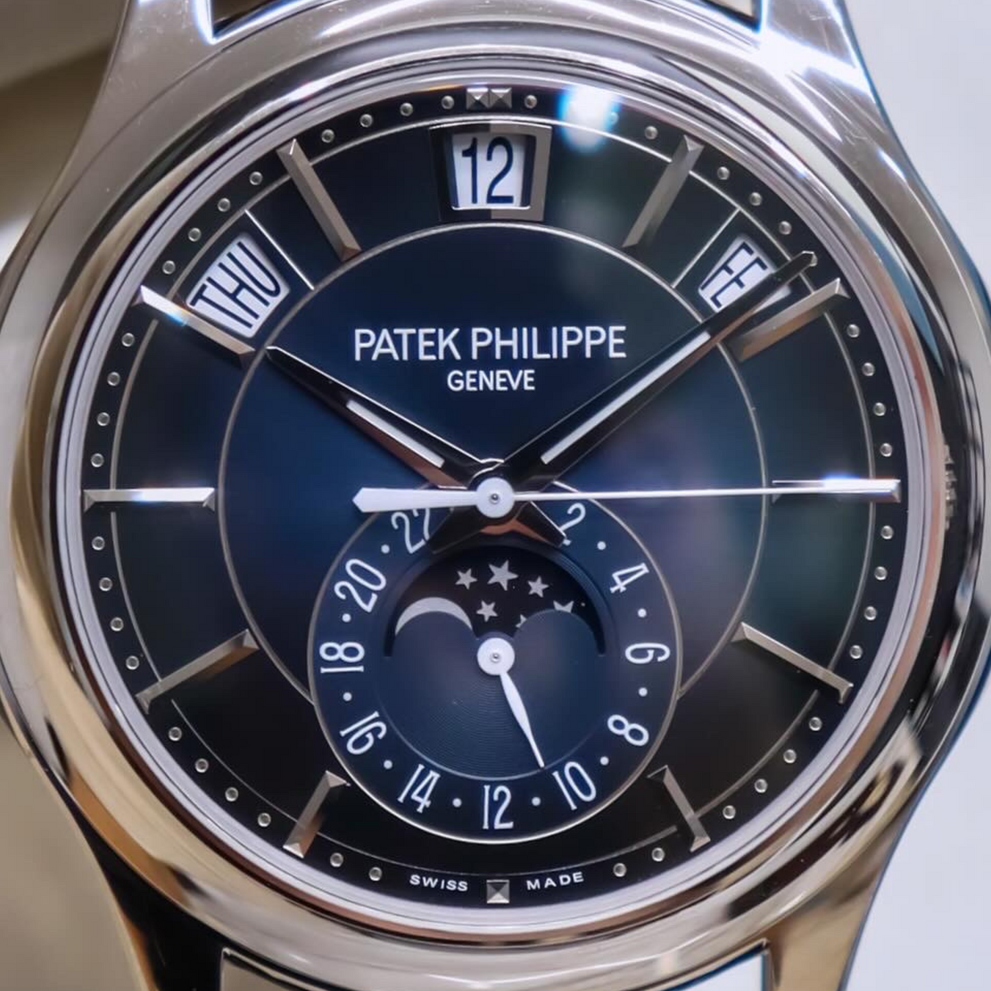 Patek Philippe Annual Calendar Blue Dial 40mm 5205G-013